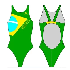TURBO Maillot De Bain Brazilian Flag Pro Resist
