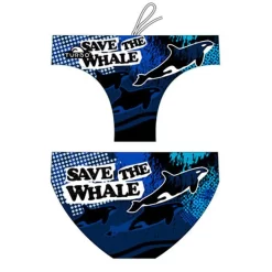 TURBO Slip De Bain Save The Whale Waterpolo