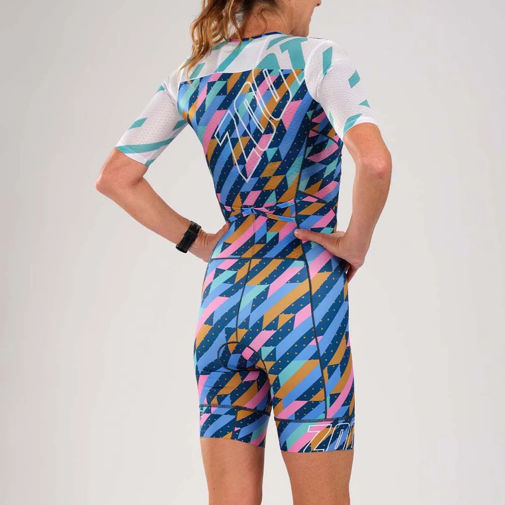 ZOOT Combinaison Triathlon Manche Courte Ltd Tri Aero Fz 6 ZOOT Combinaison Triathlon Manche Courte Ltd Tri Aero Fz – Image 4